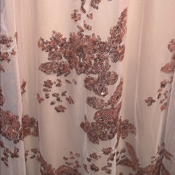 Rose Gold Prom Dress - Picture 1 of 4